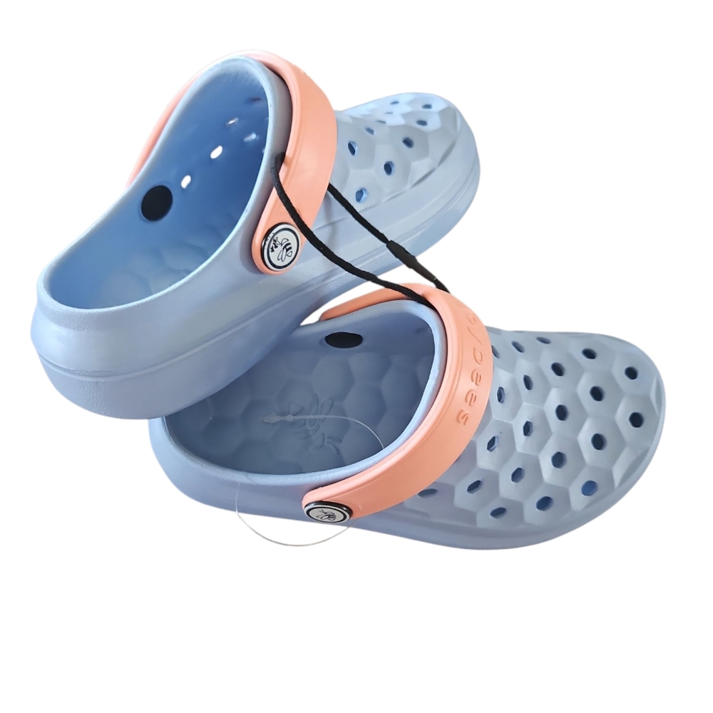 Joybees Size 10 New Kids Blue‎ and Pink Clogs Water Shoes